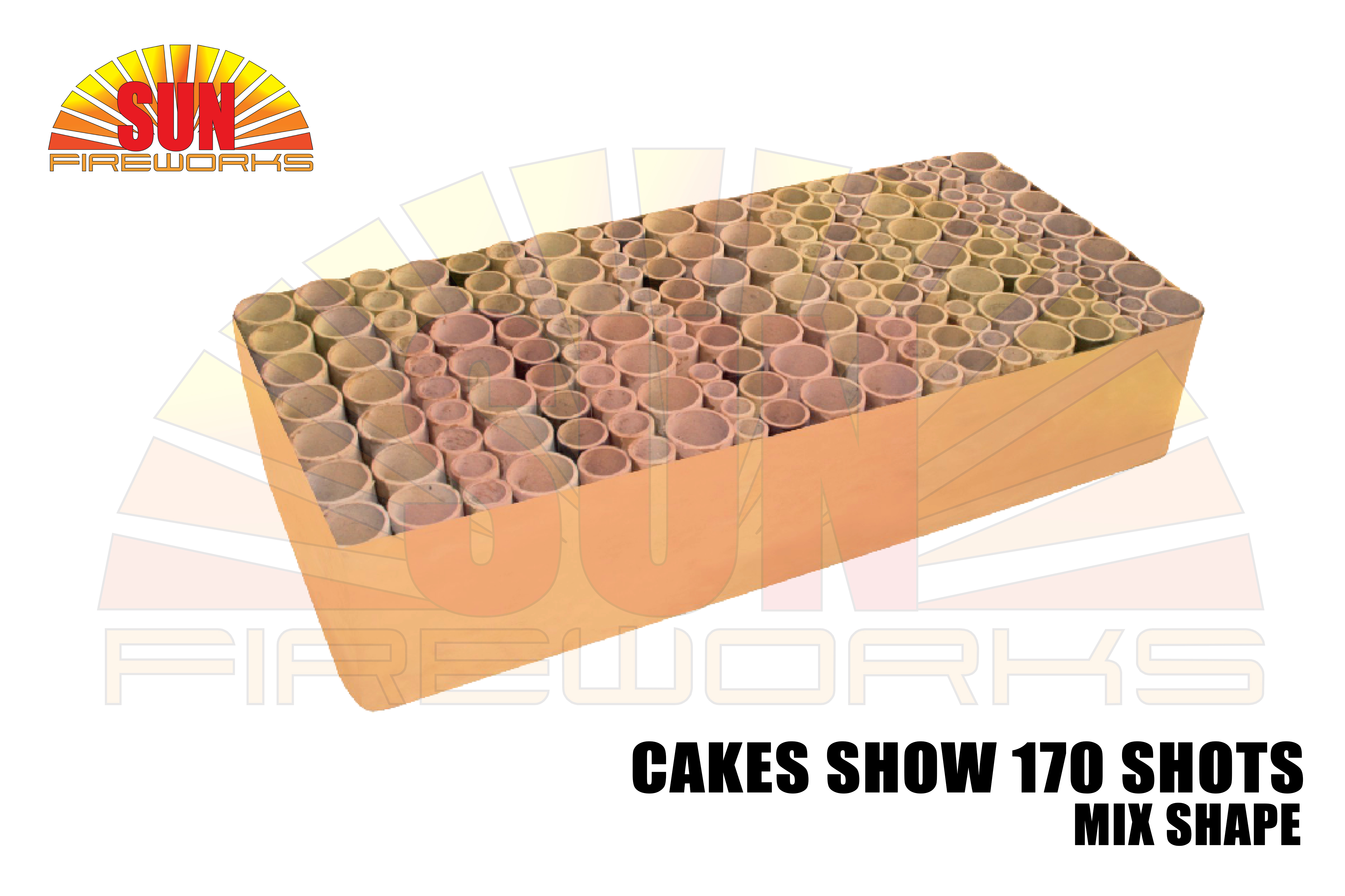 cakes show 170 shots MIX shape